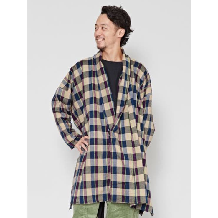 チャイハネ チェック織りmen Sロングカーディガン 品番 Acnw チャイハネ チャイハネ のレディースファッション通販 Shoplist ショップリスト