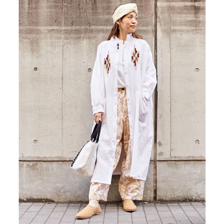 チャイハネ 刺繍バンドカラーシャツワンピース 品番 Acnw チャイハネ チャイハネ のレディースファッション通販 Shoplist ショップリスト