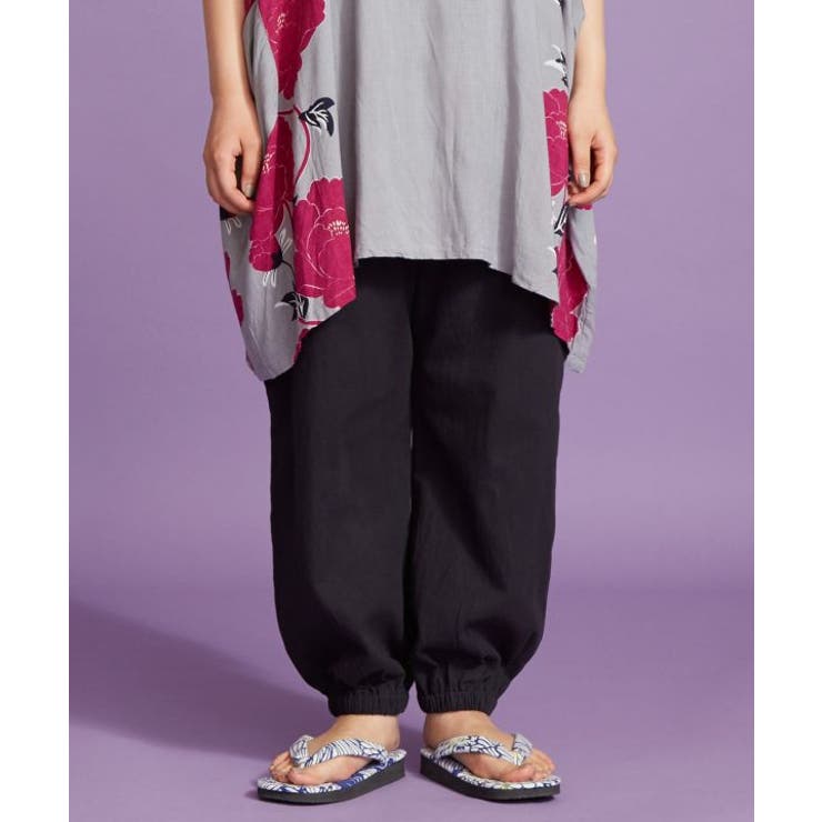 スミクロ | 【カヤ】四季巡りもんぺ風パンツ | アミナコレクション 