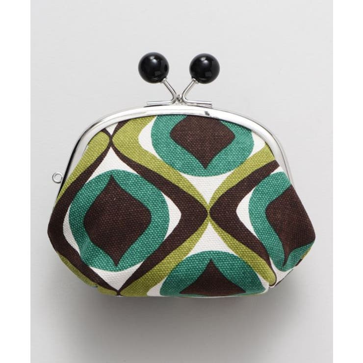 グリーン | 【カヤ】レトロヴィンテージ調マルチがま口 | アミナコレクション