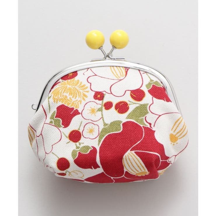 レッド | 【カヤ】レトロヴィンテージ調マルチがま口 | アミナコレクション