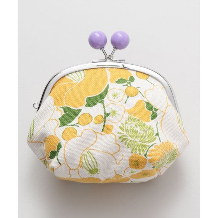 イエロー×グリーン | 【カヤ】レトロヴィンテージ調マルチがま口 | アミナコレクション