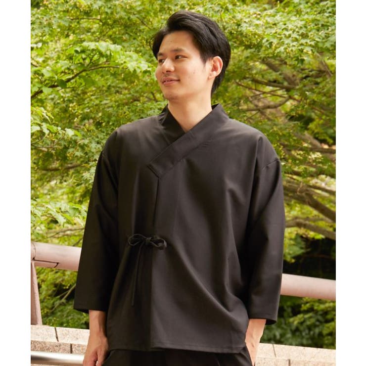 ブラック | 【カヤ】そぞろ日和メンズトップス | アミナコレクション