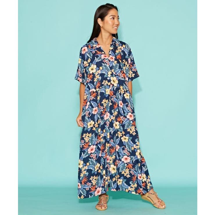 Kahiko】プワナアロハシャツワンピース[品番：ACNW0018019]｜アミナ