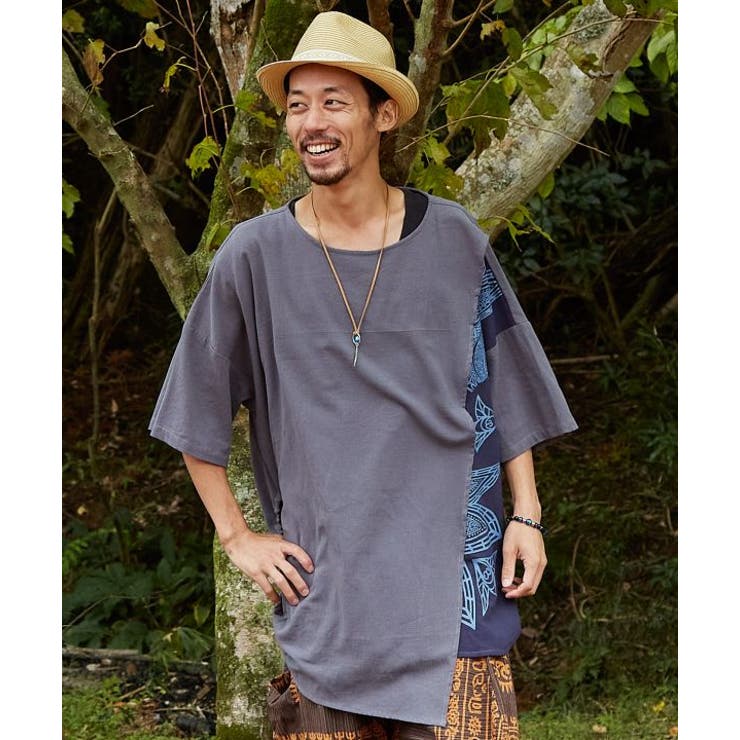 グレー | 【チャイハネ】スキナド変形MEN'Sトップス | アミナコレクション