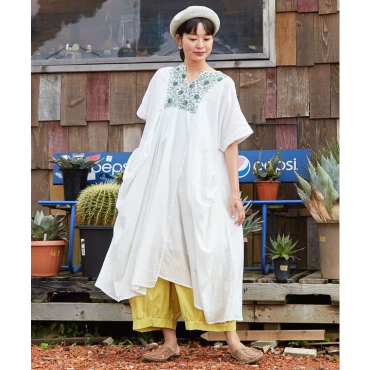 チャイハネ グラート花刺繍ワンピース 品番 Acnw チャイハネ チャイハネ のレディースファッション通販 毎日送料無料 Shoplist ショップリスト