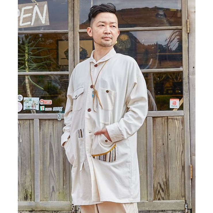 チャイハネ コート ジャケット 「チャイハネ」ネパールコットン