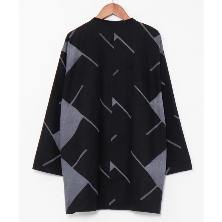 ブラック | 【カヤ】火消し纏メンズシャツ | アミナコレクション