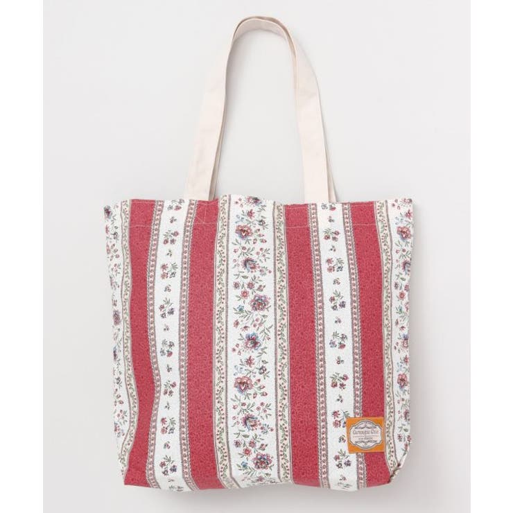 ホワイト×レッド | 【欧州航路】プロバンスビッグトートバッグ | アミナコレクション