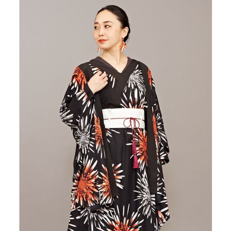 スミクロ | 【カヤ】宵花火UV羽織 | アミナコレクション 