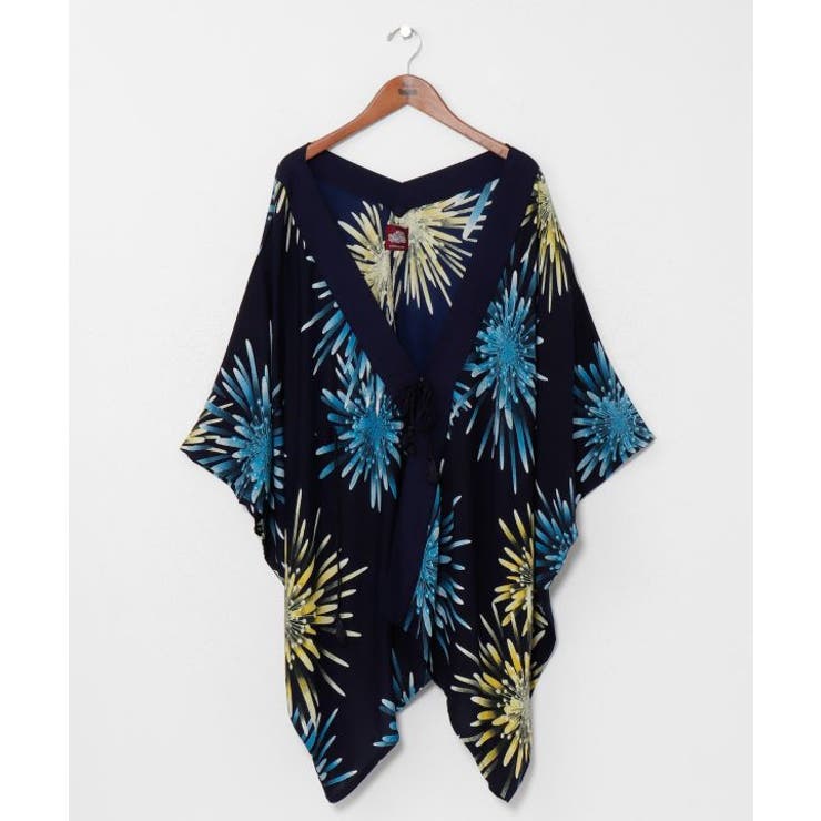 ネイビー | 【カヤ】宵花火UV羽織 | アミナコレクション 