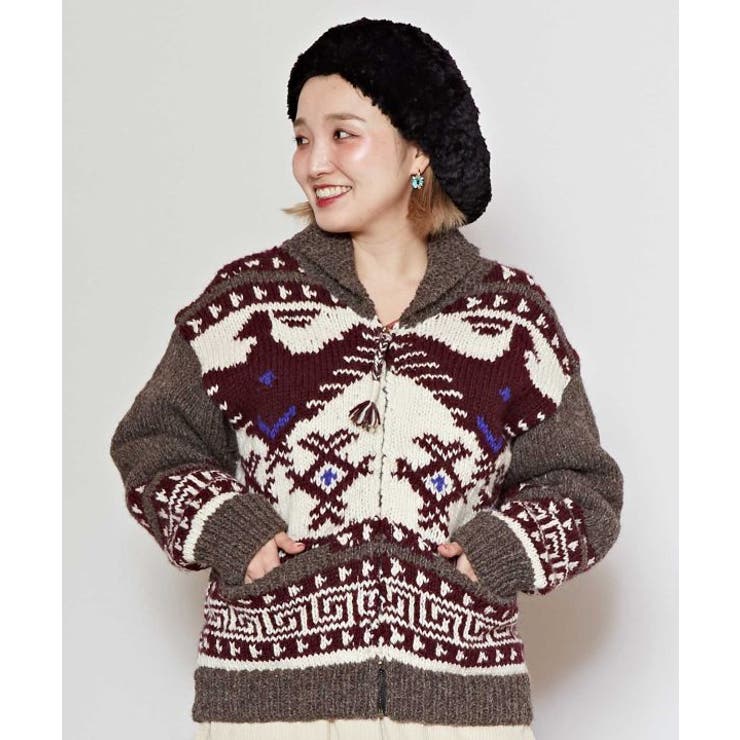 ホワイト系その他 | 【チャイハネ】カウチンジャケット | アミナコレクション 