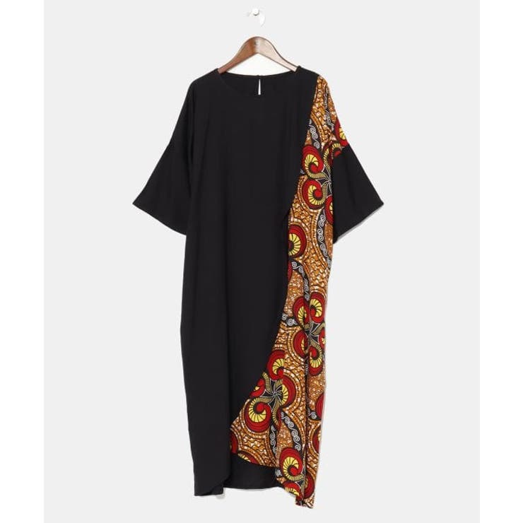 ブラック | 【チャイハネ】ラフィキワンピース | アミナコレクション 