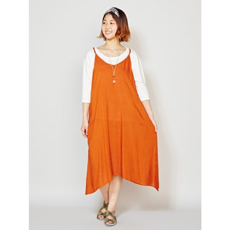 キャメル | 【チャイハネ】yul ソレイユキャミワンピース | アミナコレクション
