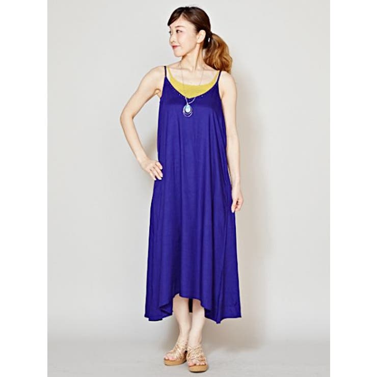 ブルー | 【チャイハネ】yul ソレイユキャミワンピース | アミナコレクション