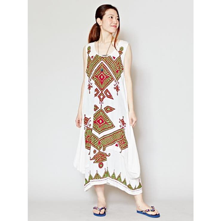 チャイハネ Yul 壁画風プリントノースリーブワンピース 品番 Acnw チャイハネ チャイハネ のレディースファッション通販 Shoplist ショップリスト