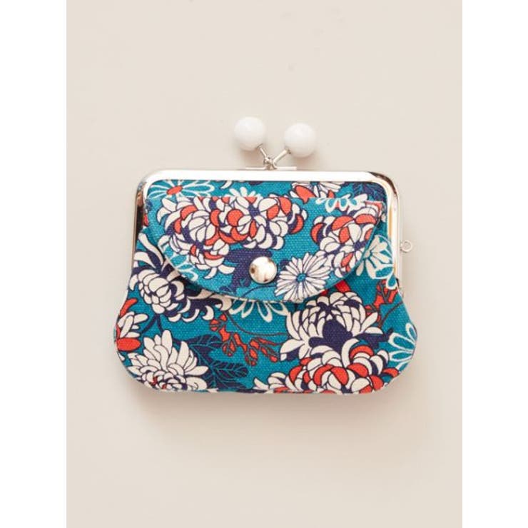 ブルーグリーン | 【カヤ】帆布堂 和華 親子がま口 | アミナコレクション 