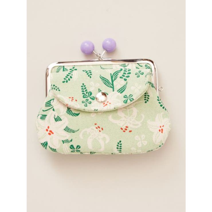 ライトグリーン | 【カヤ】帆布堂 和華 親子がま口 | アミナコレクション 