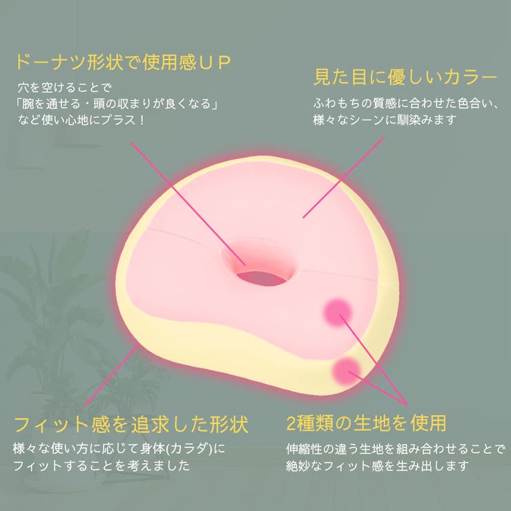女神の無重力まくらFuwaMochiくつろぎマルチピロー | FLEFIMA | 詳細画像3 