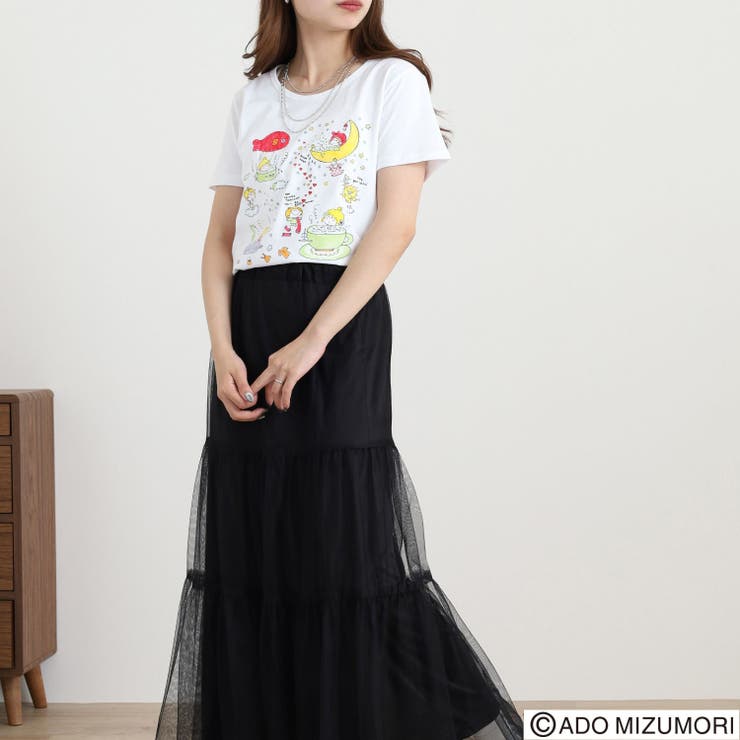 水森亜土 レディース プリント | CharaBasket | 詳細画像6 