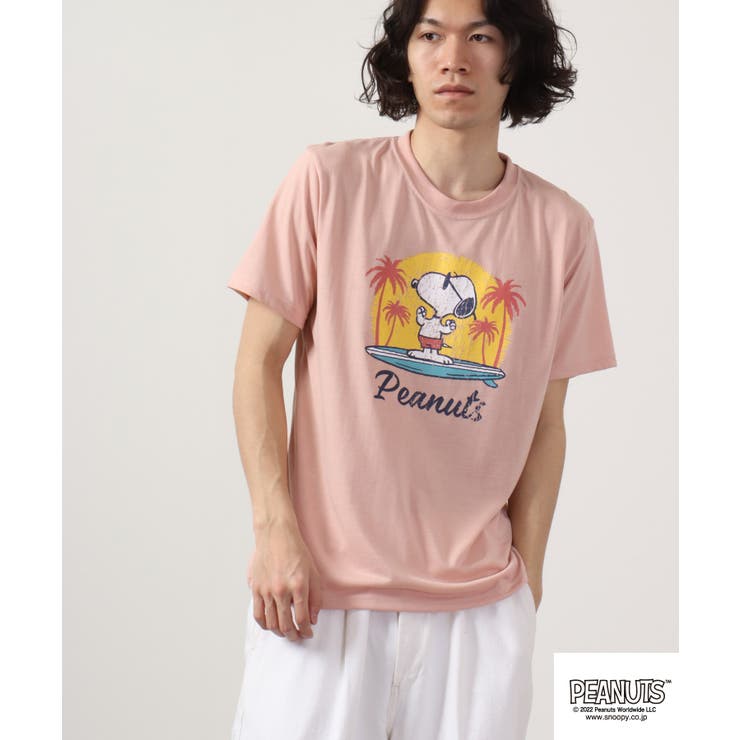 スヌーピー Tシャツ 半袖 プリント SNOOPY PEANUTS[品番