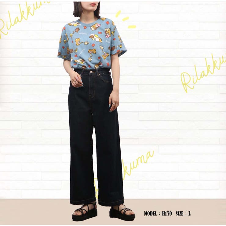 リラックマ プリントTシャツ 半袖 | CharaBasket | 詳細画像4 