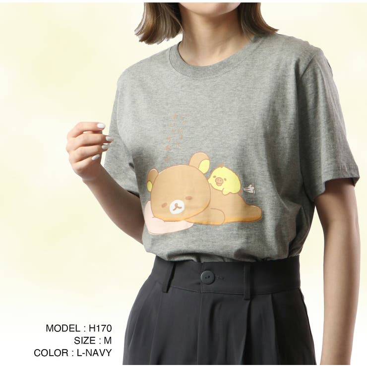 リラックマ サンエックス Tシャツ 半袖 プリント トップス San-X