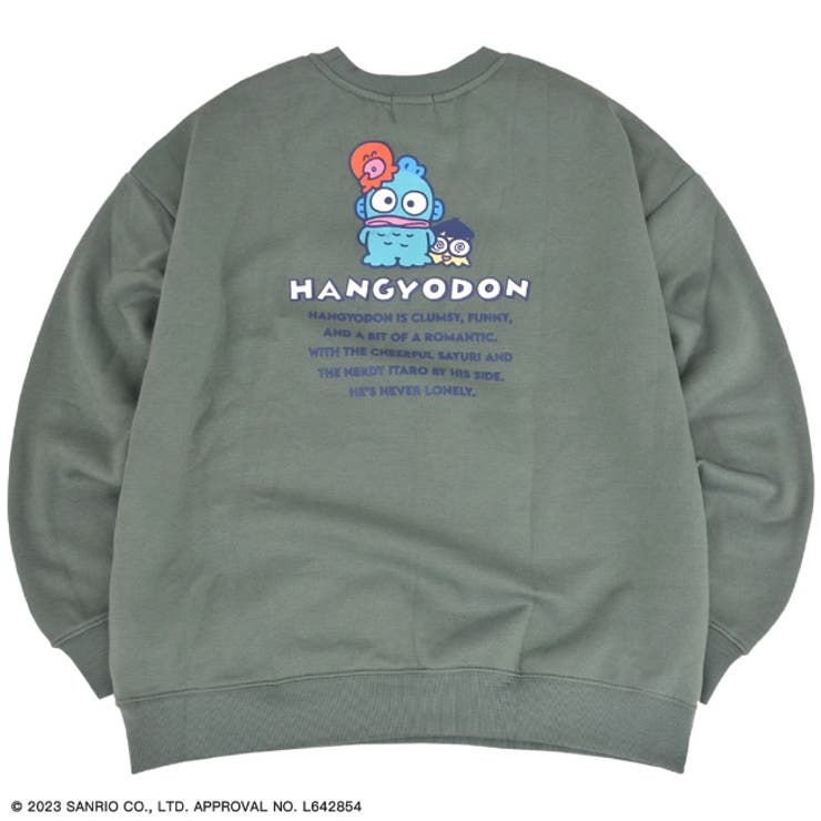 ハンギョドン★BRIEFING SIDE LOGO CREW NEC… ハンギョドン 裏起毛 ビッグシルエット[品番：YSDW0002876