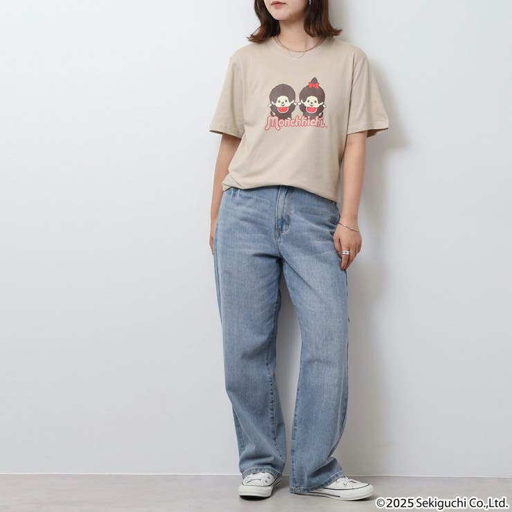 モンチッチ Tシャツ 半袖 プリント トップス メンズ レディース | CharaBasket | 詳細画像3 
