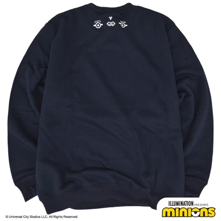 ミニオン 裏起毛 トレーナー 秋冬 ミニオンズ サガラ刺繍 スウェット | CharaBasket | 詳細画像3 