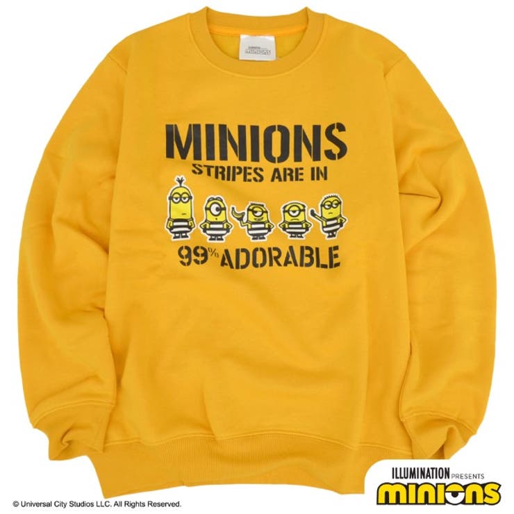 ミニオン 裏起毛 トレーナー 秋冬 ミニオンズ プリント スウェット | CharaBasket | 詳細画像2 