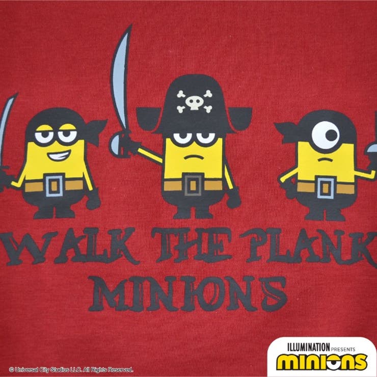 ミニオン 裏起毛 トレーナー 秋冬 ミニオンズ 海賊 プリント スウェット | CharaBasket | 詳細画像5 