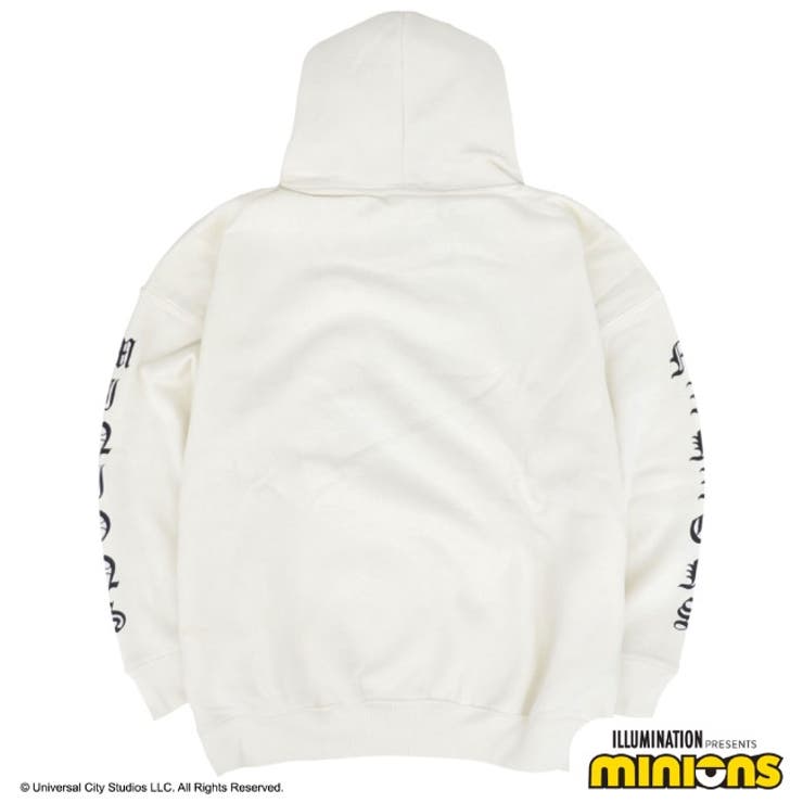 ミニオン 裏起毛 パーカー 秋冬 ミニオンズ プリント プルパーカー | CharaBasket | 詳細画像3 