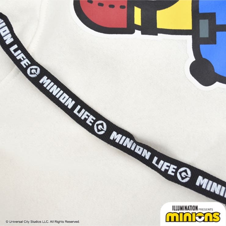 ミニオン 裏起毛 パーカー 秋冬 ミニオンズ プリント プルパーカー | CharaBasket | 詳細画像6 