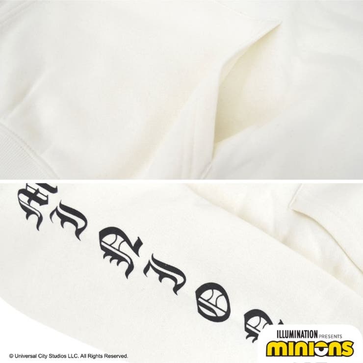 ミニオン 裏起毛 パーカー 秋冬 ミニオンズ プリント プルパーカー | CharaBasket | 詳細画像7 
