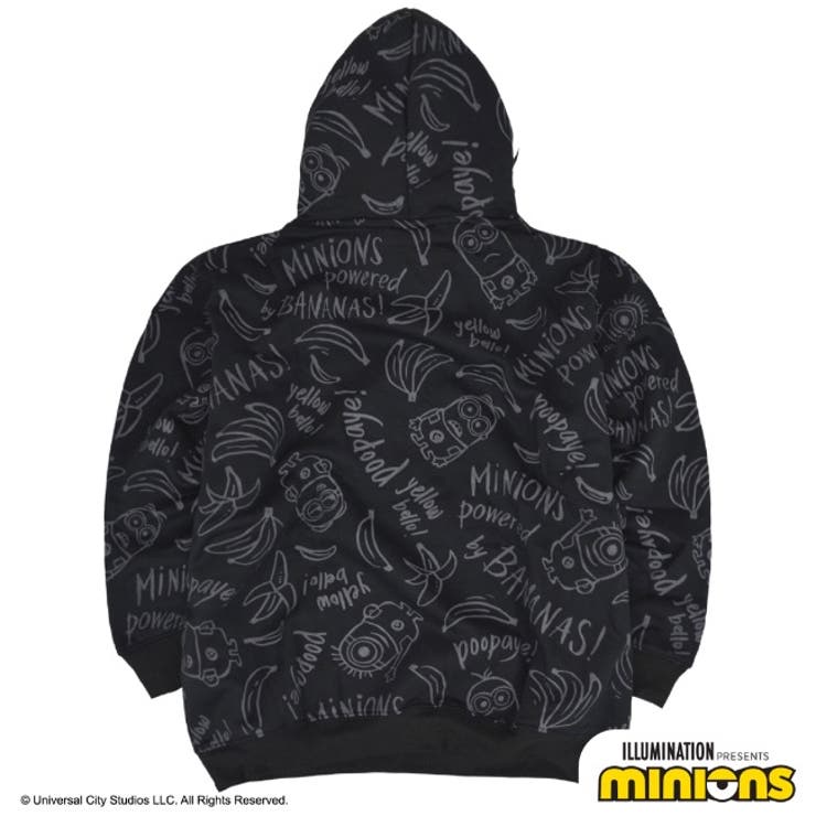 ミニオン 裏起毛 パーカー | CharaBasket | 詳細画像3 