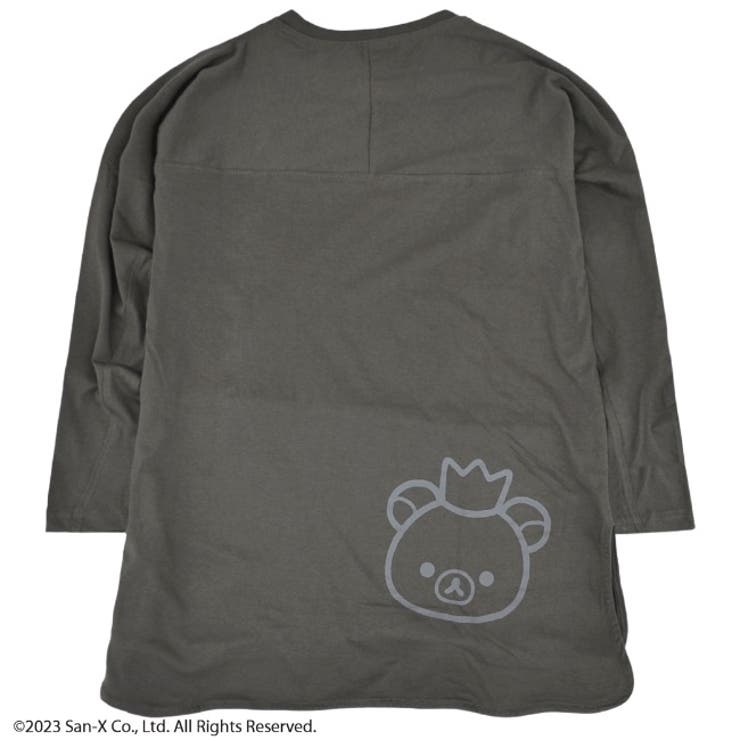 リラックマ チュニック 長袖 Tシャツ 春夏秋 San-x Rilakkuma | CharaBasket | 詳細画像12 
