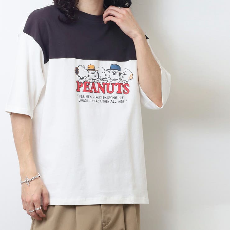 スヌーピー Tシャツ ドロップショルダー | CharaBasket | 詳細画像4 