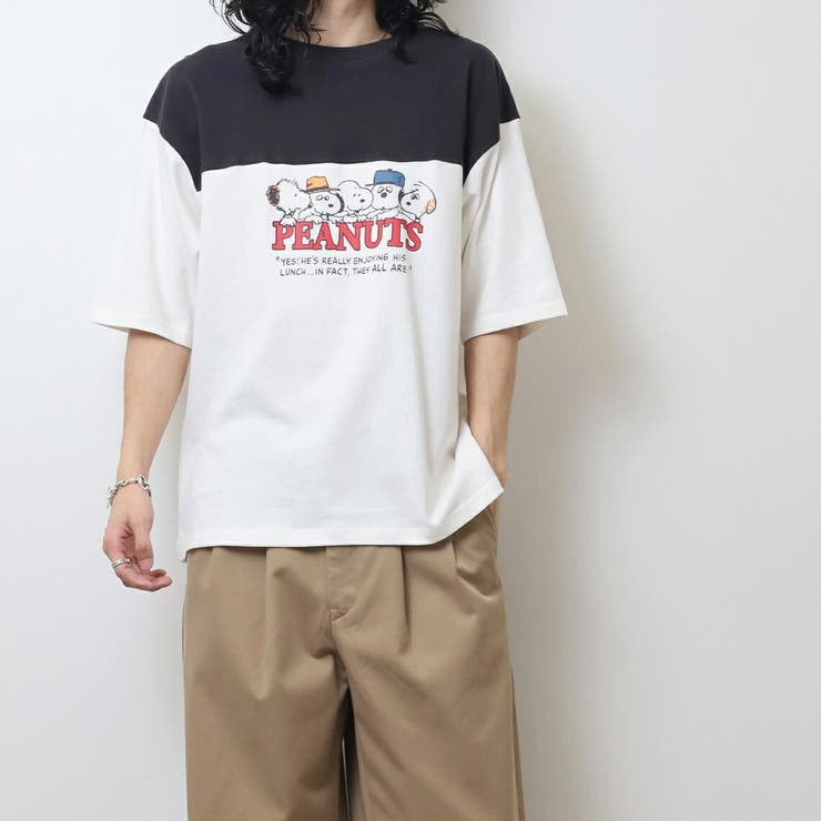 スヌーピー Tシャツ ドロップショルダー | CharaBasket | 詳細画像3 