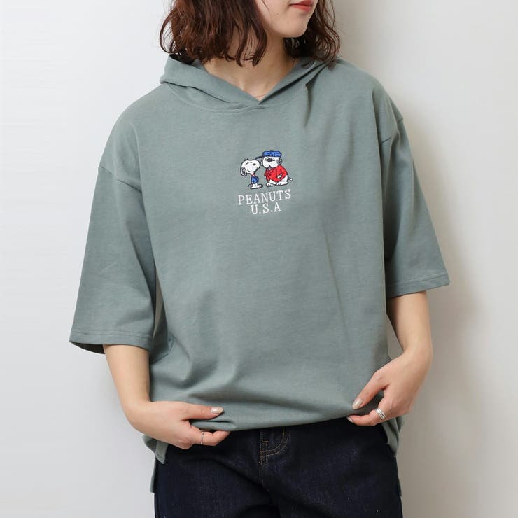 スヌーピー Tパーカー パーカー | CharaBasket | 詳細画像1 