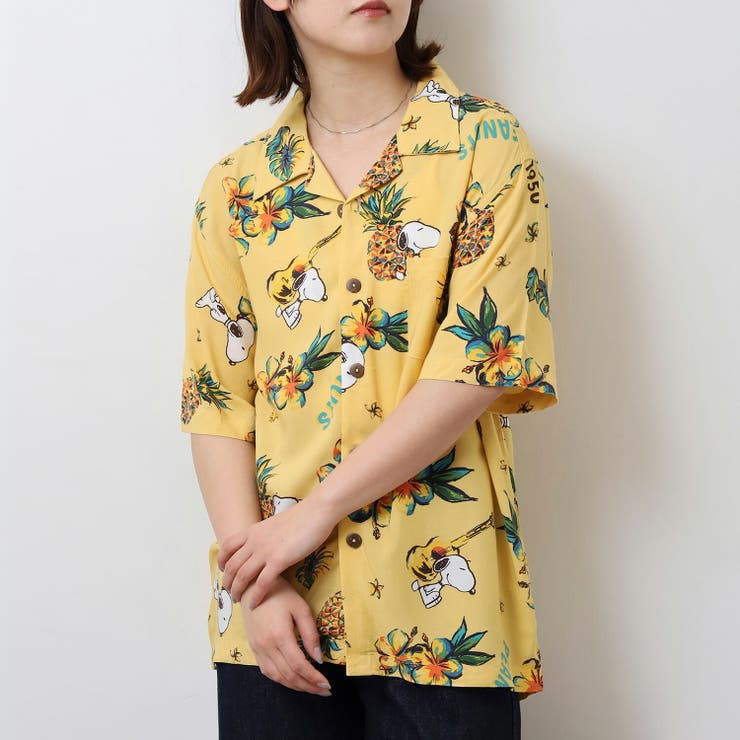 スヌーピー アロハ シャツ | CharaBasket | 詳細画像1 