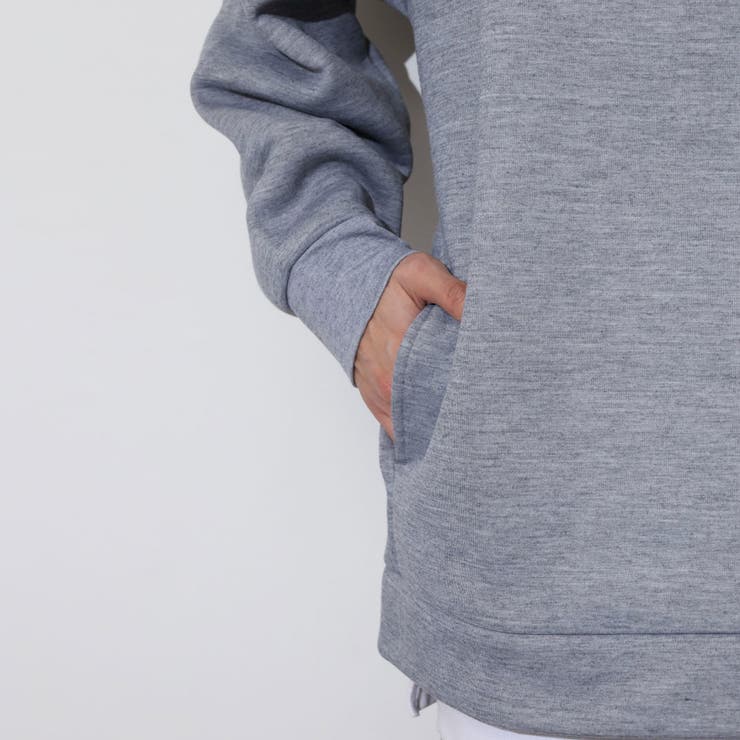 ビックシルエット へービーウェイト 無地 パーカー 長袖 裏起毛 スウェット | CharaBasket | 詳細画像9 