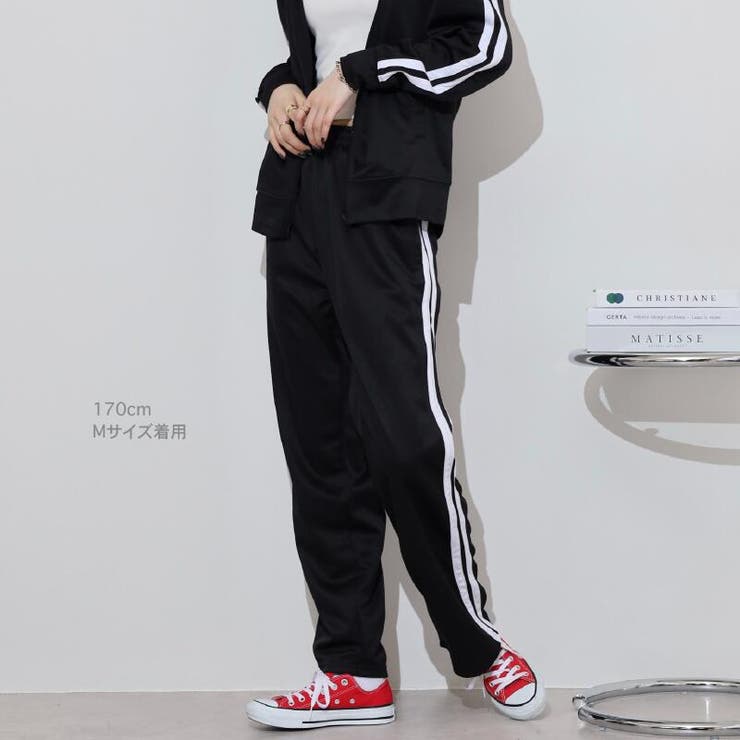 ジャージ ライン パンツ ボトムス 部屋着 ルームウェア トレーニング | CharaBasket | 詳細画像2 