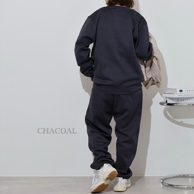 裏起毛 無地 スウェット 上下セット セットアップ ルームウェア カジュアル | CharaBasket | 詳細画像5 