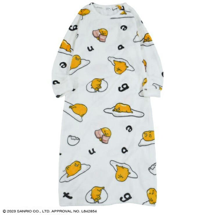 ぐでたま  ワンピース 長袖 プリント 部屋着 | CharaBasket | 詳細画像6 