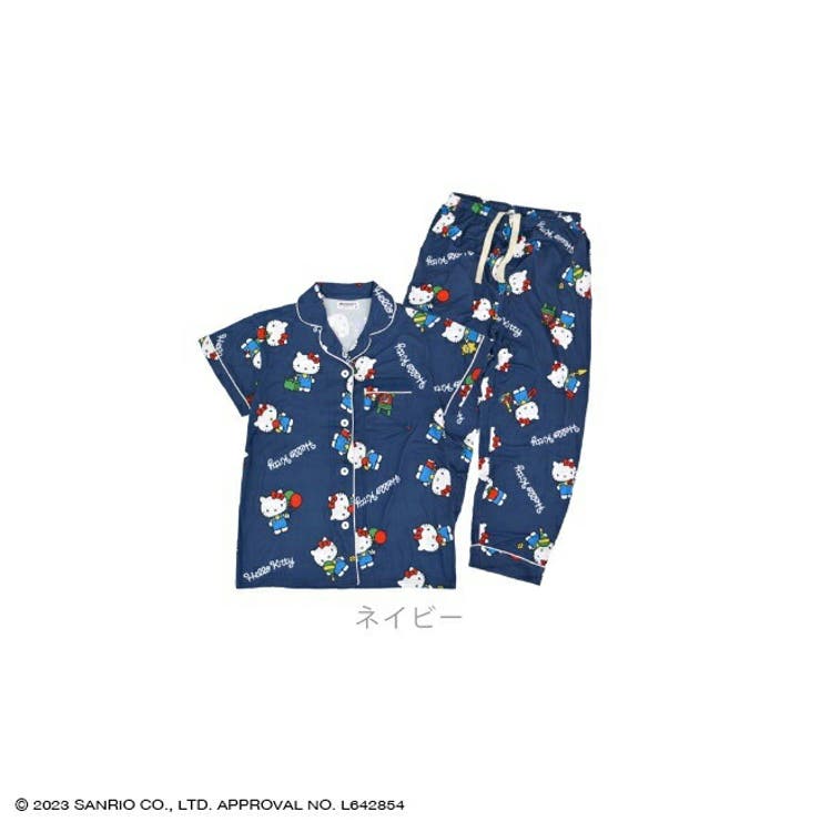 ハローキティ パジャマ ルームウェア セット 春夏 半袖[品番