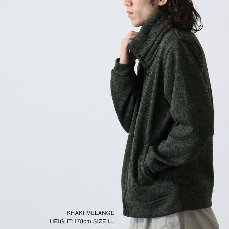 ニットフリース ボリュームネック 防風 | CharaBasket【MEN】 | 詳細画像8