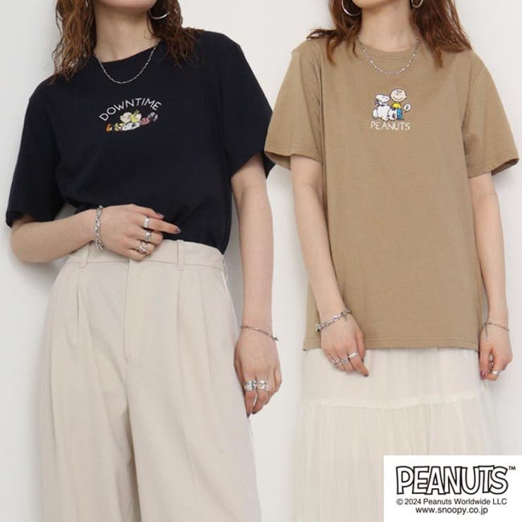 スヌーピー 刺繍 夏服半袖 | CharaBasket | 詳細画像1 