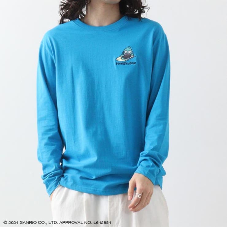 ハンギョドン Tシャツ 長袖 ロンT プリント 刺繍 サンリオキャラクターズ | CharaBasket | 詳細画像6 