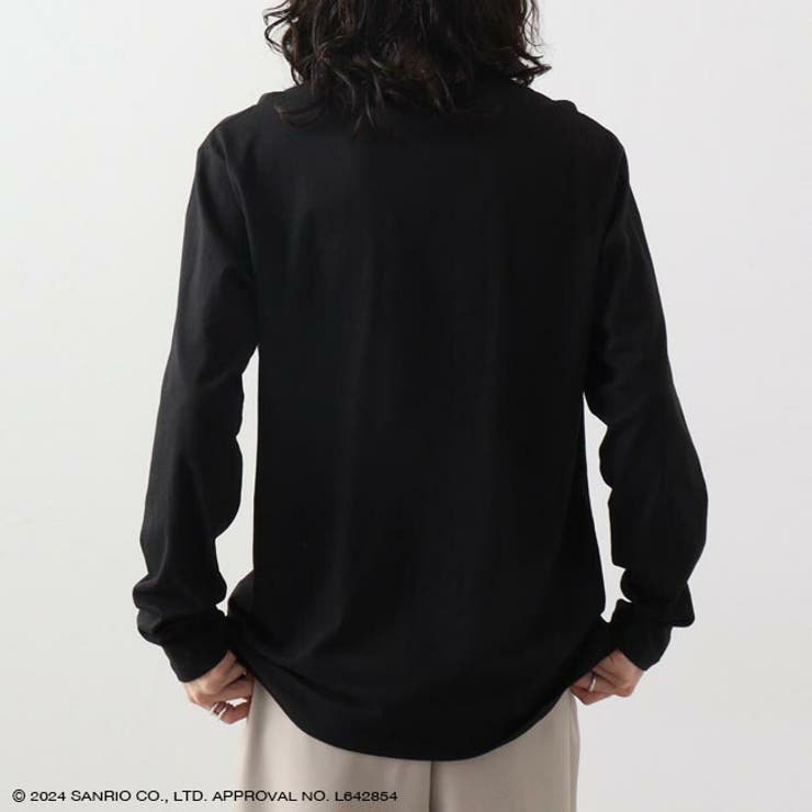 ハンギョドン Tシャツ 長袖 ロンT プリント 刺繍 サンリオキャラクターズ | CharaBasket | 詳細画像11 
